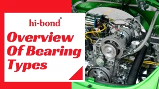Overview of bearing types