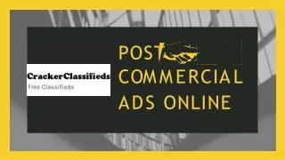 Post Commercial Ads Online