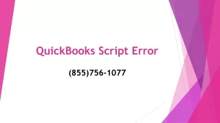 quickbooks script error