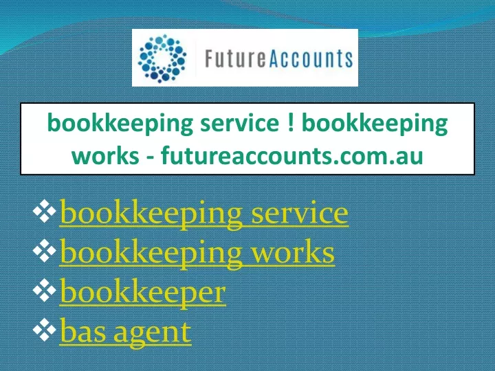 bookkeeping service bookkeeping works