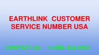 TAKE THE HELP RELATED INTERNET SERVICE FROM EARTHLINK