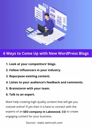 6 ways to come up with new wordpress blogs