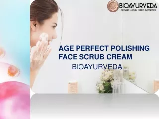 Age Perfect Polishing Face Scrub Cream