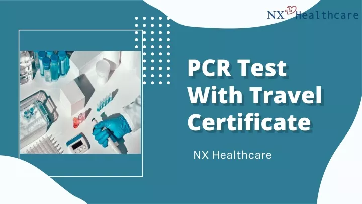 pcr test with travel certificate