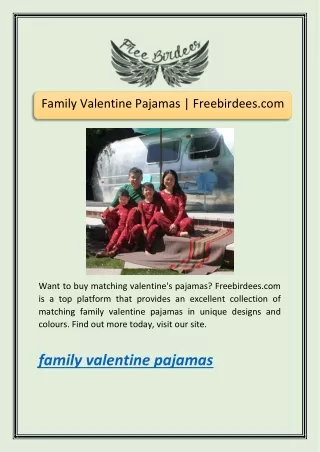 Family Valentine Pajamas | Freebirdees.com