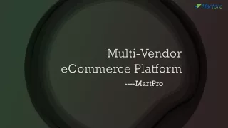 multi vendor ecommerce platform