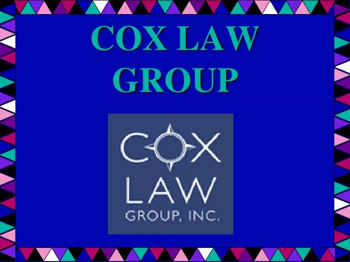 cox law group