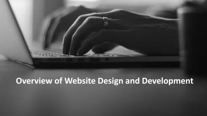 overview of website design and development