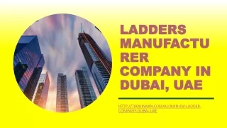Scaffolding Ladders in Dubai, UAE