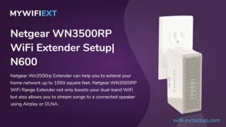 Netgear N600 WN3500RP WiFi Range Extender Setup