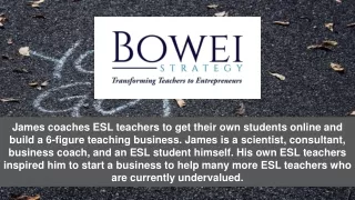 james coaches esl teachers to get their