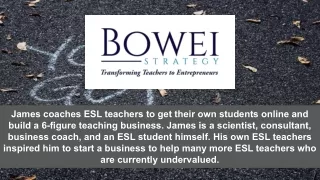 james coaches esl teachers to get their