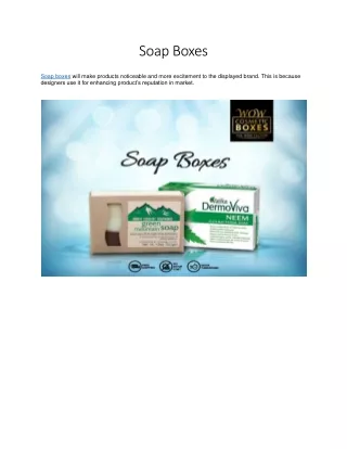 soap boxes