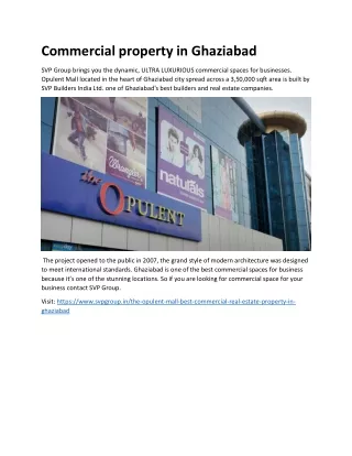 commercial property in ghaziabad