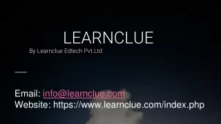 learnclue by learnclue edtech pvt ltd