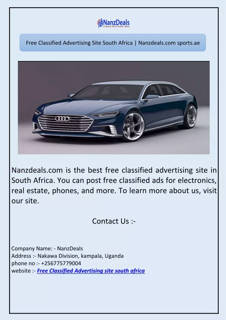 free classified advertising site south africa