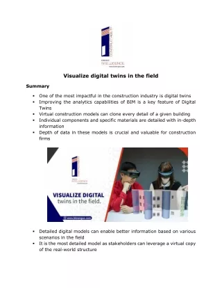 visualize digital twins in the field