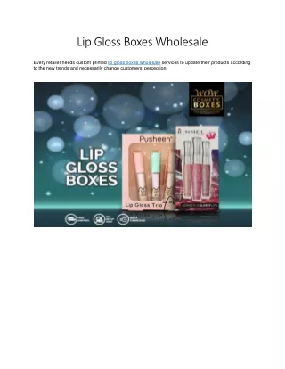 lip gloss boxes wholesale