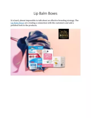 lip balm boxes