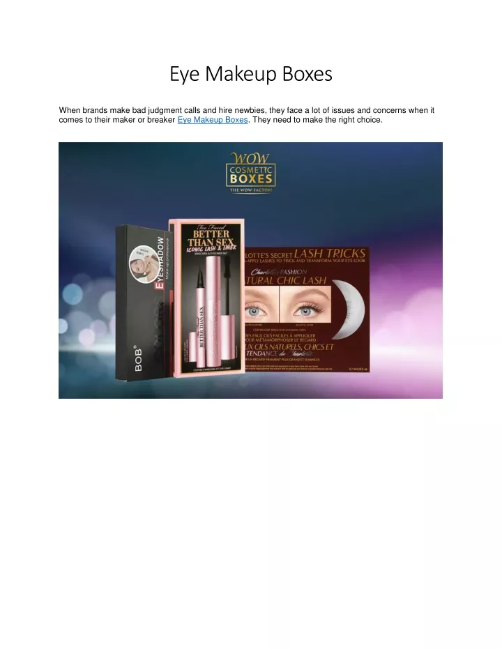 eye makeup boxes