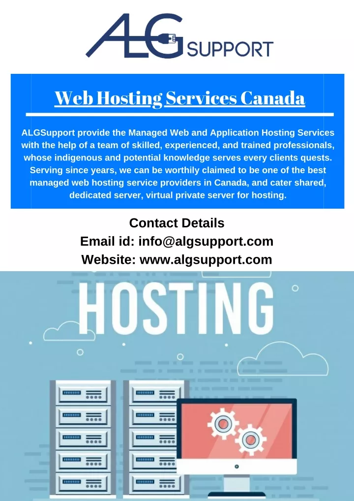 web hosting services canada