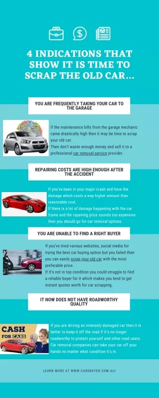 4 indications that show it is time to scrap the old car...