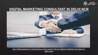 Who is the best Digital marketing consultant in Delhi NCR