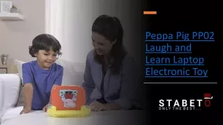 peppa pig pp02 laugh and learn laptop electronic toy