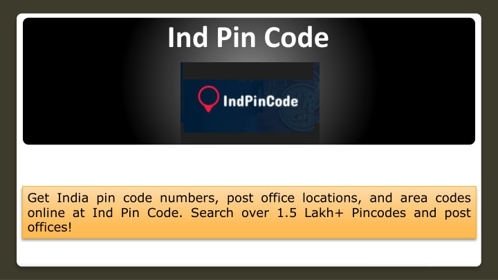 ind pin code