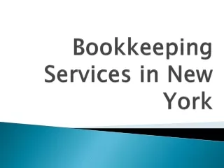Highly Certified Bookkeepers for Bookkeeping Services in New York