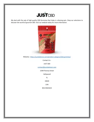 we deal with the sale of high quality cbd gummies