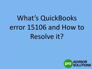 what s quickbooks error 15106 and how to resolve it
