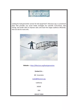 looking for lead generation service