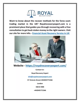 Financial Asset Recovery Service in UK | Royalrecoveryexpert.com