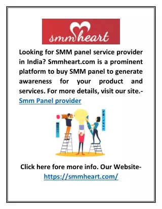 looking for smm panel service provider in india