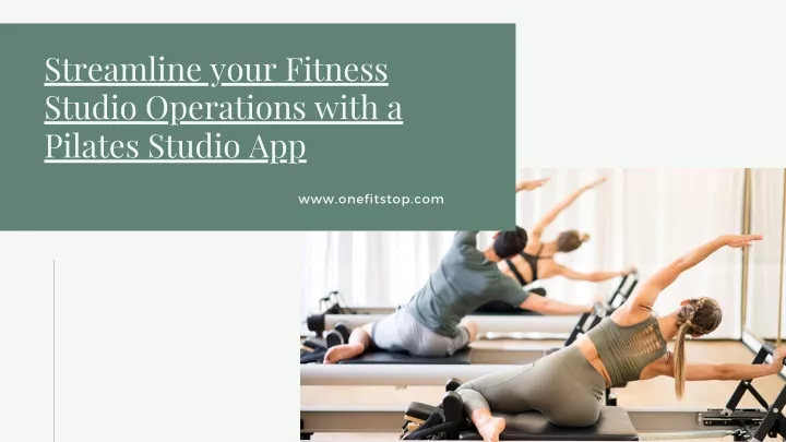 streamline your fitness studio operations with