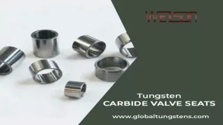 Uses Of Tungsten Carbide Valve Seats