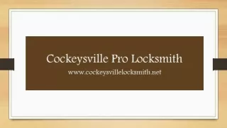 Cockeysville Pro Locksmith