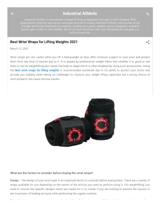 Best Wrist Wraps for Lifting Weights 2021