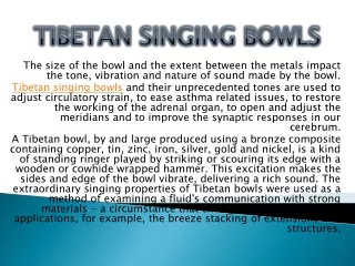 tibetan singing bowls