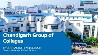 Best Engineering College in India - CGC Landran
