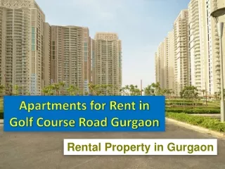 Residential Apartments in Gurgaon | 4 BHK Apartments in Gurgaon for Rent