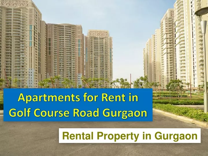 rental property in gurgaon