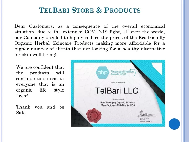 telbari store products
