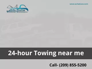 24-hour towing service