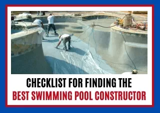 checklist for finding the best swimming pool
