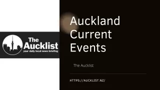 Get The Latest Headlines and Auckland Current Events - The Aucklist