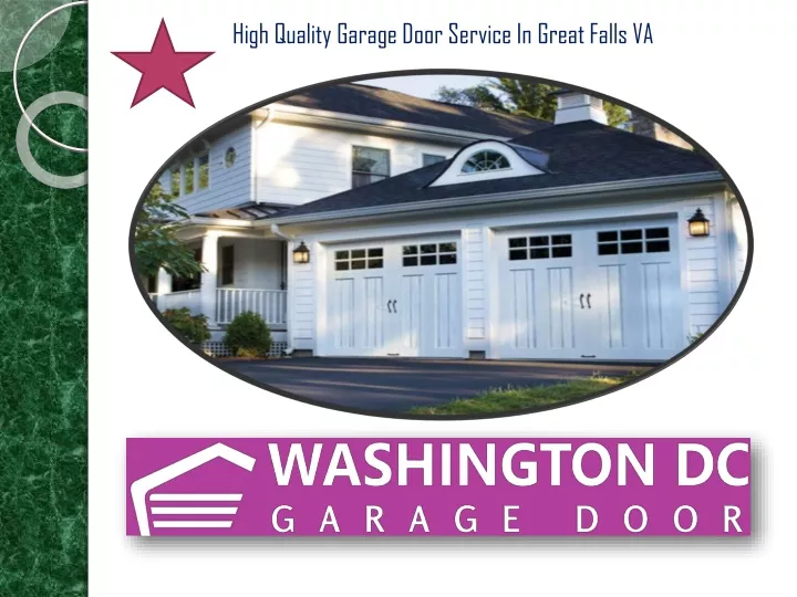 high quality garage door service in great falls va