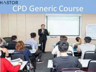 CPD Generic Course