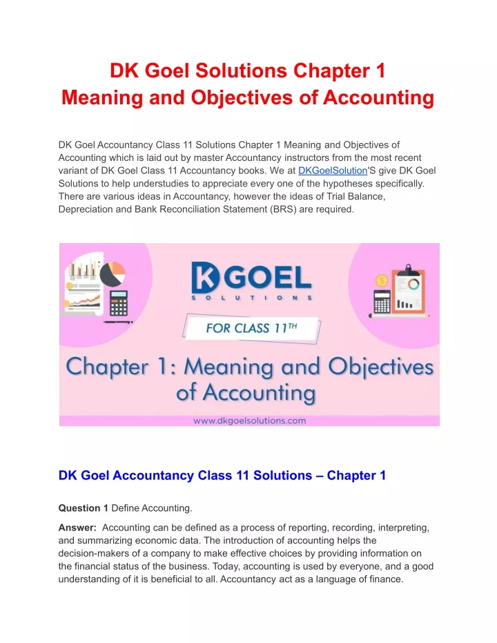 dk goel solutions chapter 1 meaning